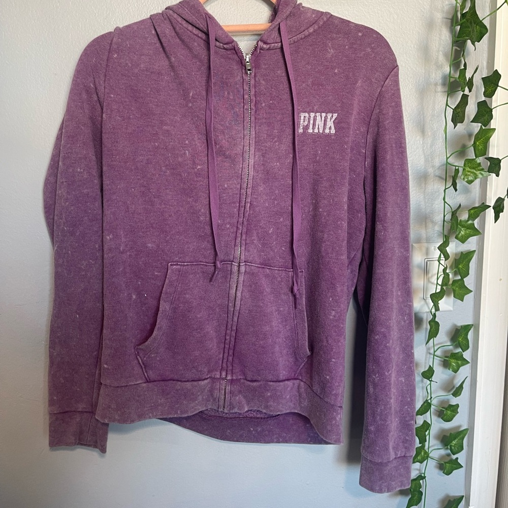 VS Pink Zip Up Hoodie